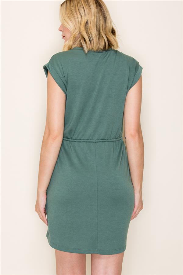 Delaney Drawstring Pocket Dress - 2 Colors! - The Nines