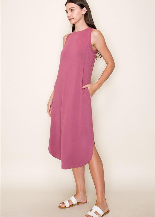 Super Soft Midi Pocket Dress - The Nines
