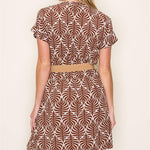 Geo Print Belted Dress - The Nines