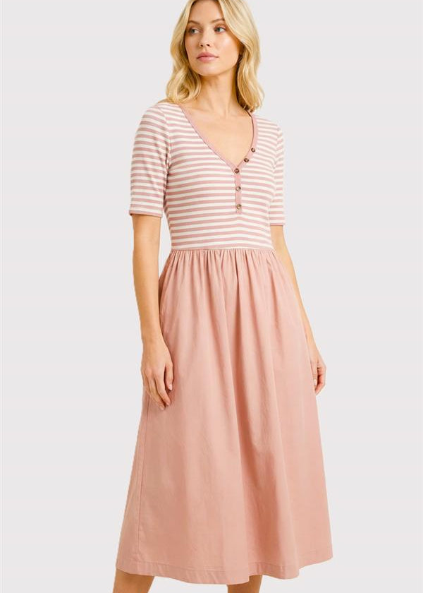 Striped Pocket Dresses - 2 Colors! - The Nines