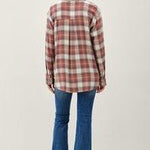 Rosewood Plaid Top - The Nines