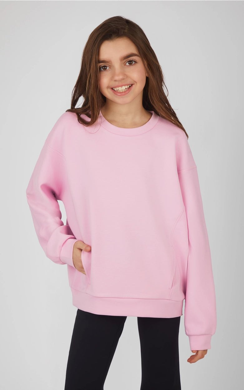Girls Scuba Pocket Sweatshirts - 4 Colors! - The Nines