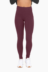 Burgundy Mono B Essential Leggings