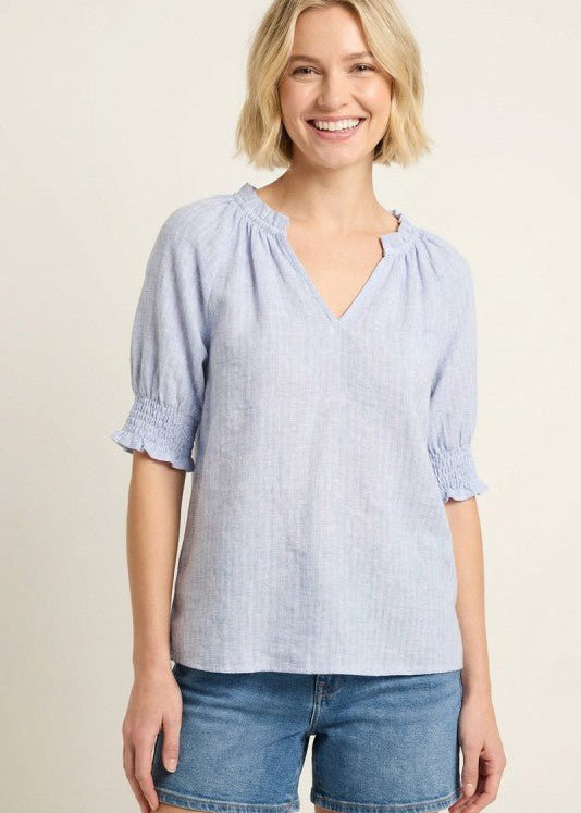 Ready For Sunshine Smocked Sleeve Tops - 2 Colors! - The Nines