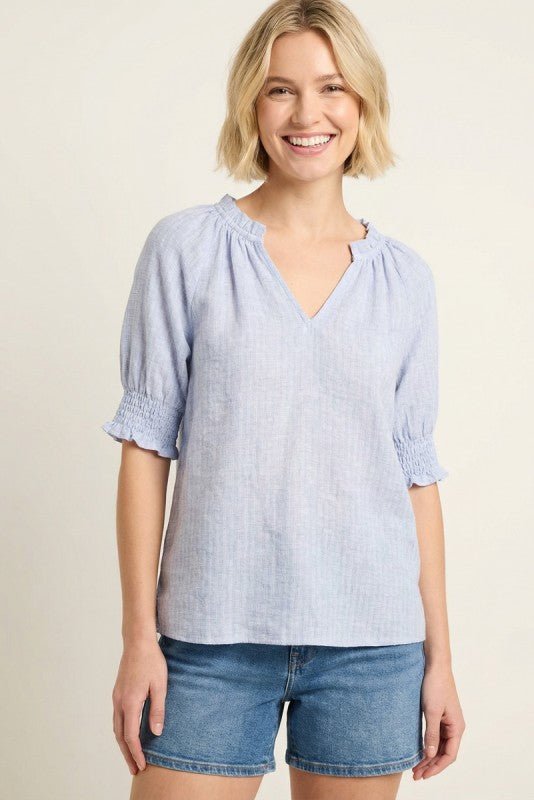 Ready For Sunshine Smocked Sleeve Tops - 2 Colors! - The Nines
