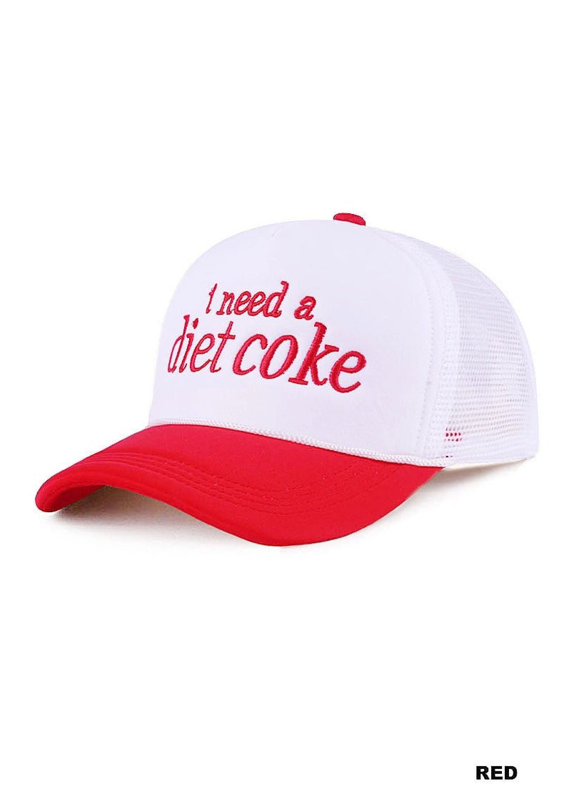 I Need A Diet Coke Trucker Hat - The Nines