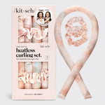 Sunset Tie Dye Satin Heatless Curling Set - The Nines