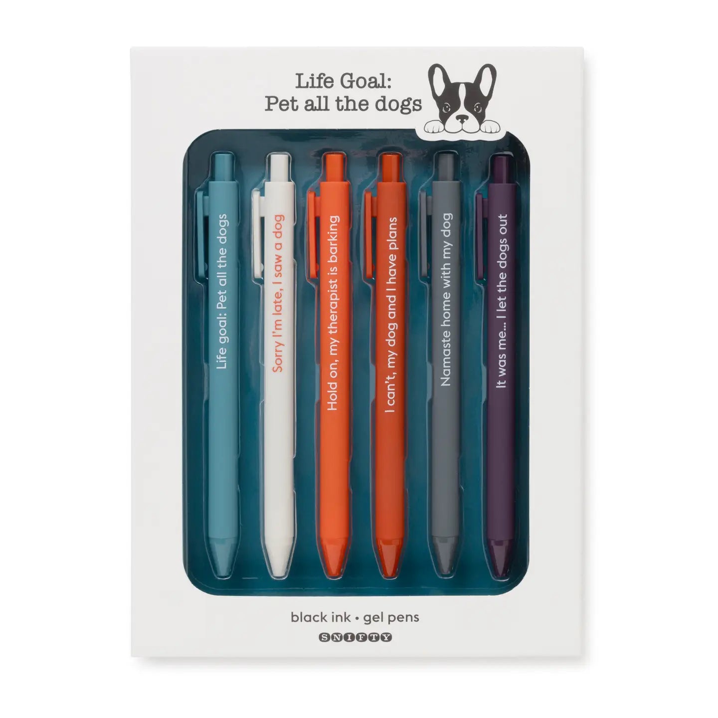 Life Goal Pet All the Dogs Quotable Pen Set - The Nines