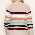 Multicolor Super Soft Striped Sweater - The Nines