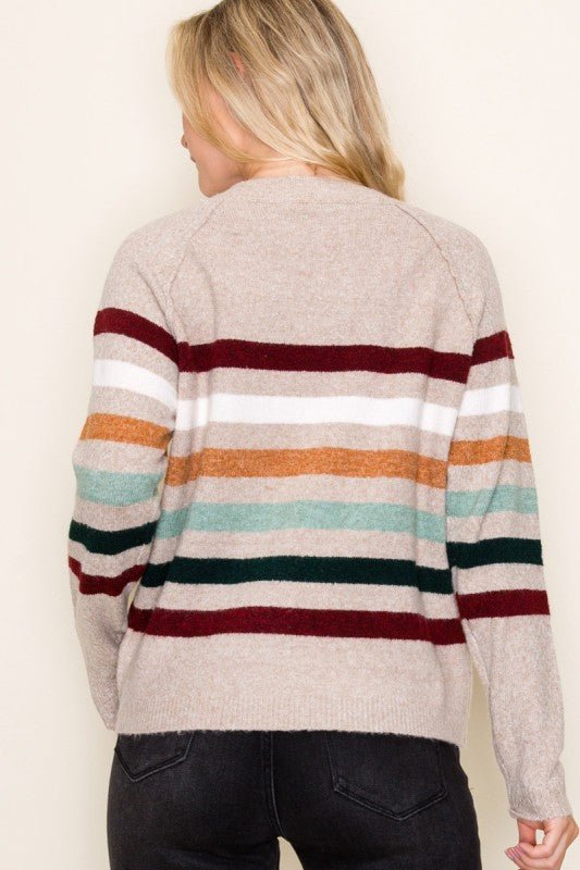 Multicolor Super Soft Striped Sweater - The Nines