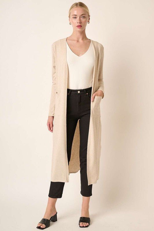 Ribbed Knit Cardigan - 2 Colors! - The Nines