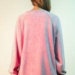 Orchid Lace Trim Sweatshirt - The Nines