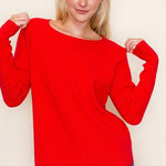 Textured Waffle Long Sleeve - 3 Colors! - The Nines