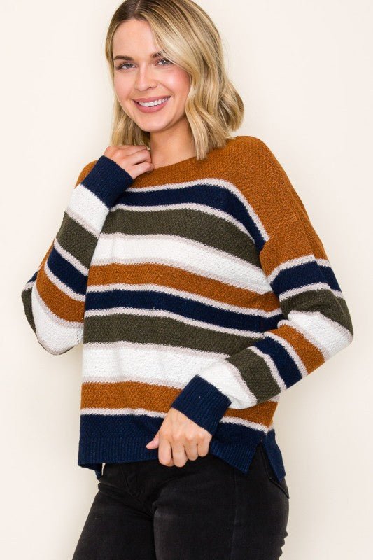 Kate Colorblock Top - 2 Colors! - The Nines