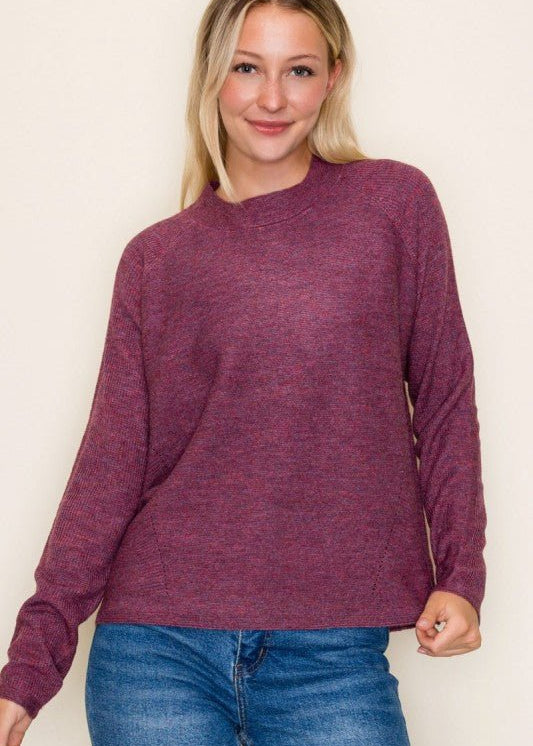 Raspberry Lightweight Sweater - The Nines