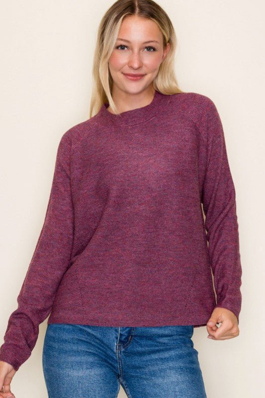 Raspberry Lightweight Sweater - The Nines