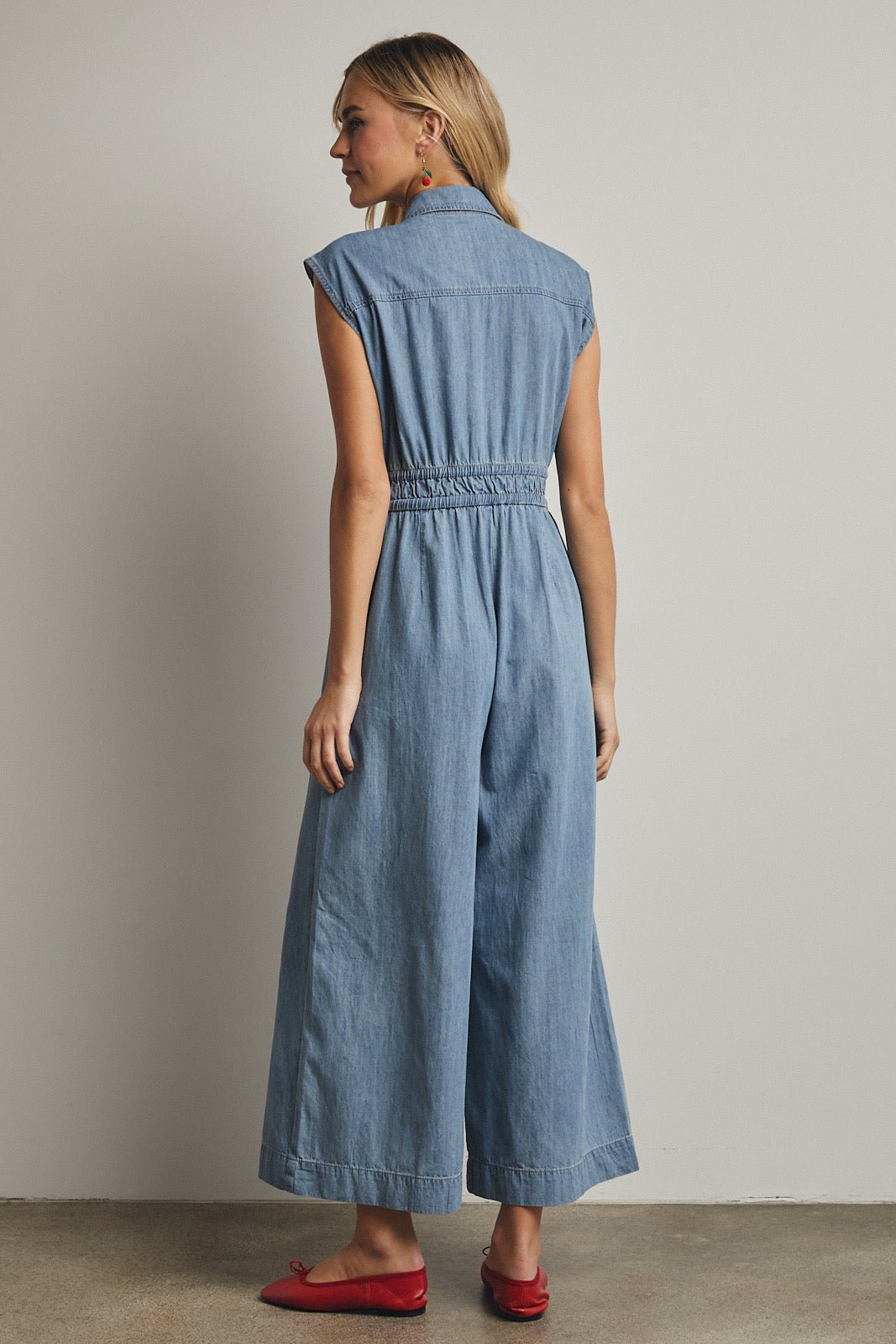 Kaelie Denim Jumpsuit - The Nines