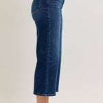 Judy Blue High Waist Cropped Ankle Wide - The Nines