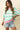 Mint & Blush Flutter Sleeve Top - The Nines