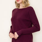 Waffle Textured Pullover - 3 colors! - The Nines