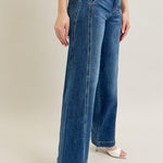 Judy Blue High Waist Front Seam Trouser Jean - The Nines
