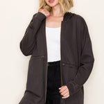 French Terry Duster Hoodie Jacket - The Nines