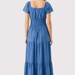 Blue Tiered Maxi Dress - The Nines