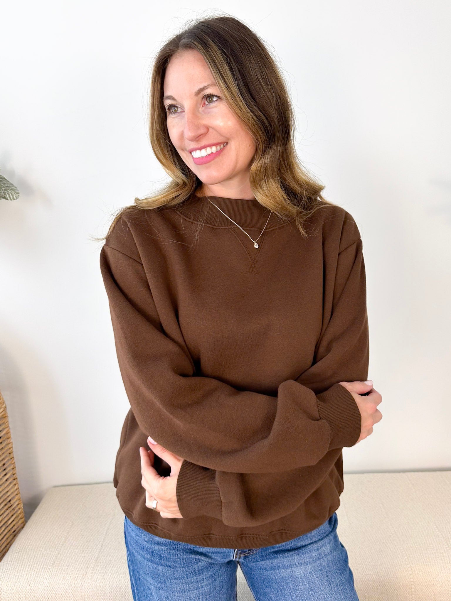 Nelly Mock Neck Pullover - 7 Colors!