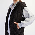 Rae Mode Quilted Hoodie Vest - 3 Colors! - The Nines