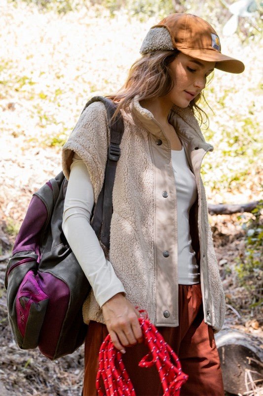 Sherpa Vest - 2 Colors! - The Nines