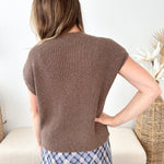 Pocket Detail Short Sleeve Sweater - The Nines