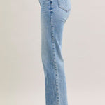 Judy Blue Mr Rigid Straight Medium Blue - 2 Lengths - The Nines