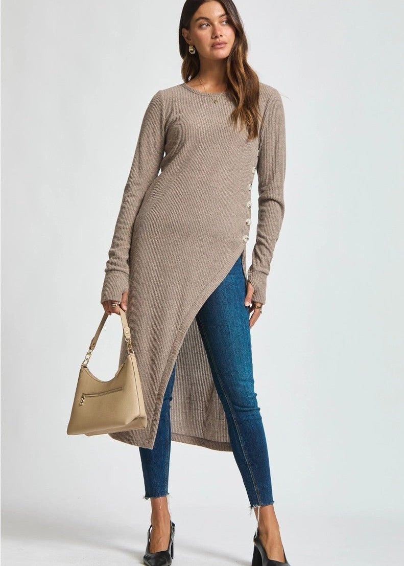 Longline Light Coco Tunic Top - The Nines