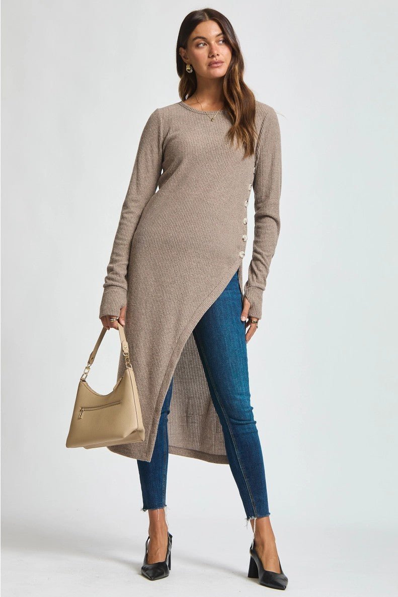 Longline Light Coco Tunic Top - The Nines