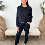 Brushed Hacci Lounge Joggers - The Nines