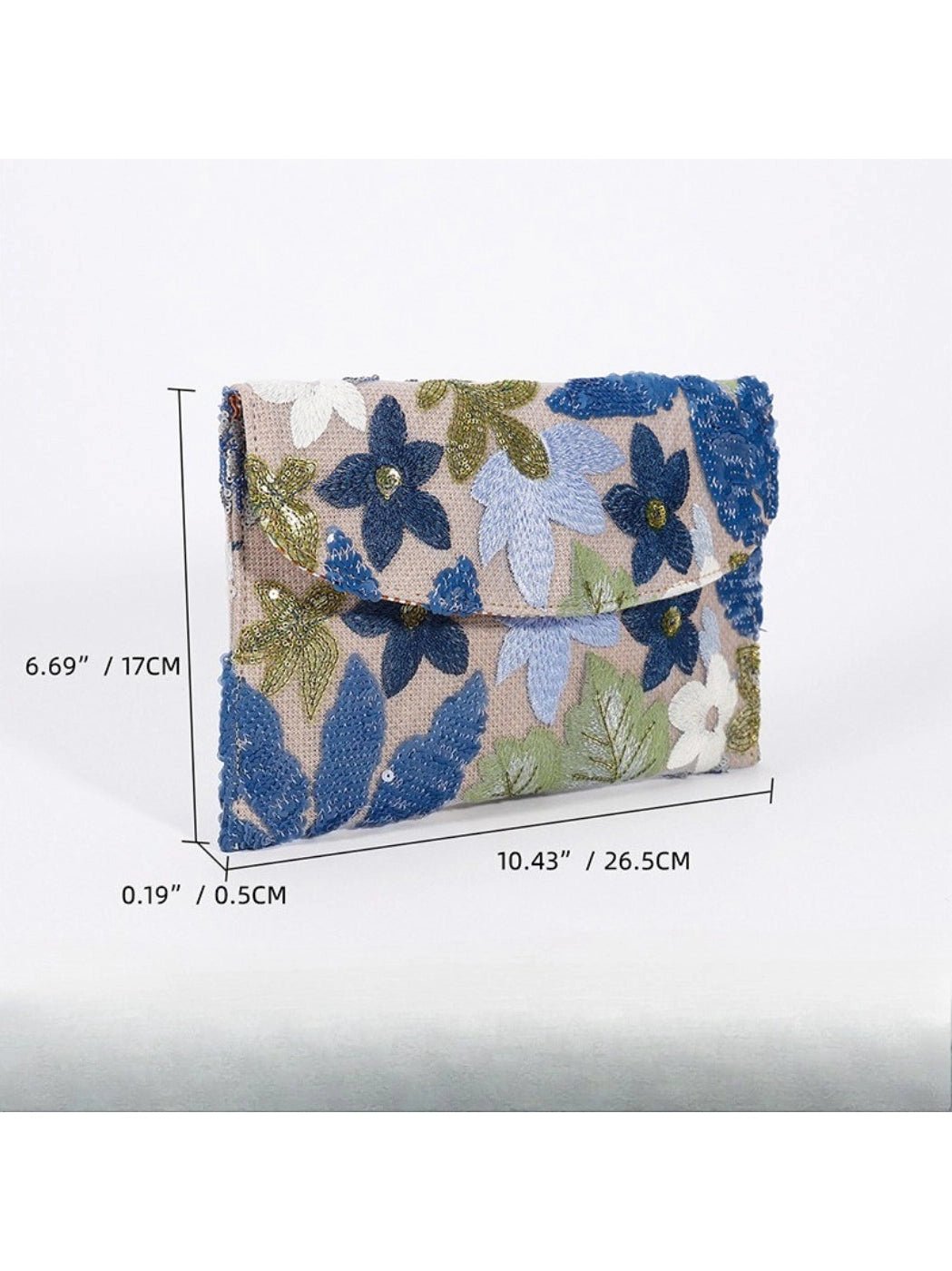 Elegant Floral Clutch - The Nines
