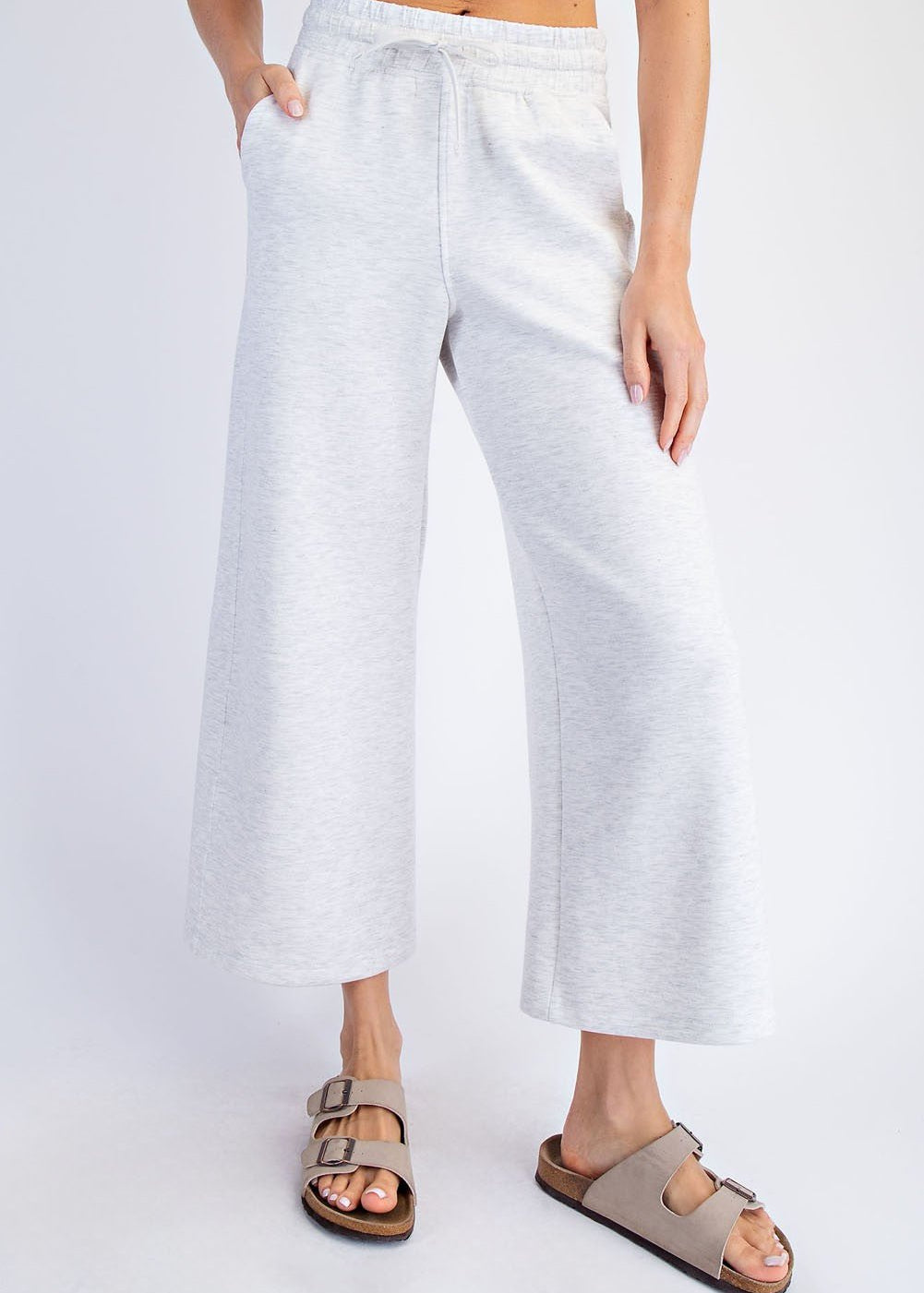 Scuba Cropped Wide Leg - 3 Colors! - The Nines