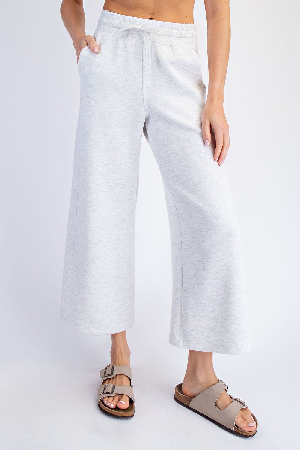 Scuba Cropped Wide Leg - 3 Colors! - The Nines