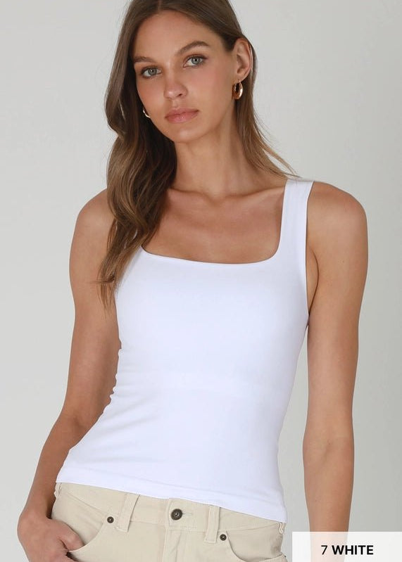 Clean Line Square Tank Top - 4 colors! - The Nines