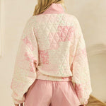 Textured Quilted Print Pullover - 2 colors! - The Nines