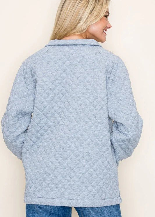 Quilted Half Zip - The Nines