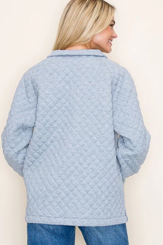 Quilted Half Zip - The Nines