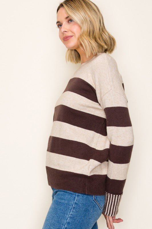 Sabrina Striped Sweaters - 2 colors! - The Nines
