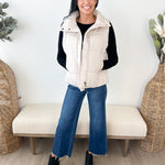 High Neck Puffer Vest - 3 colors! - The Nines