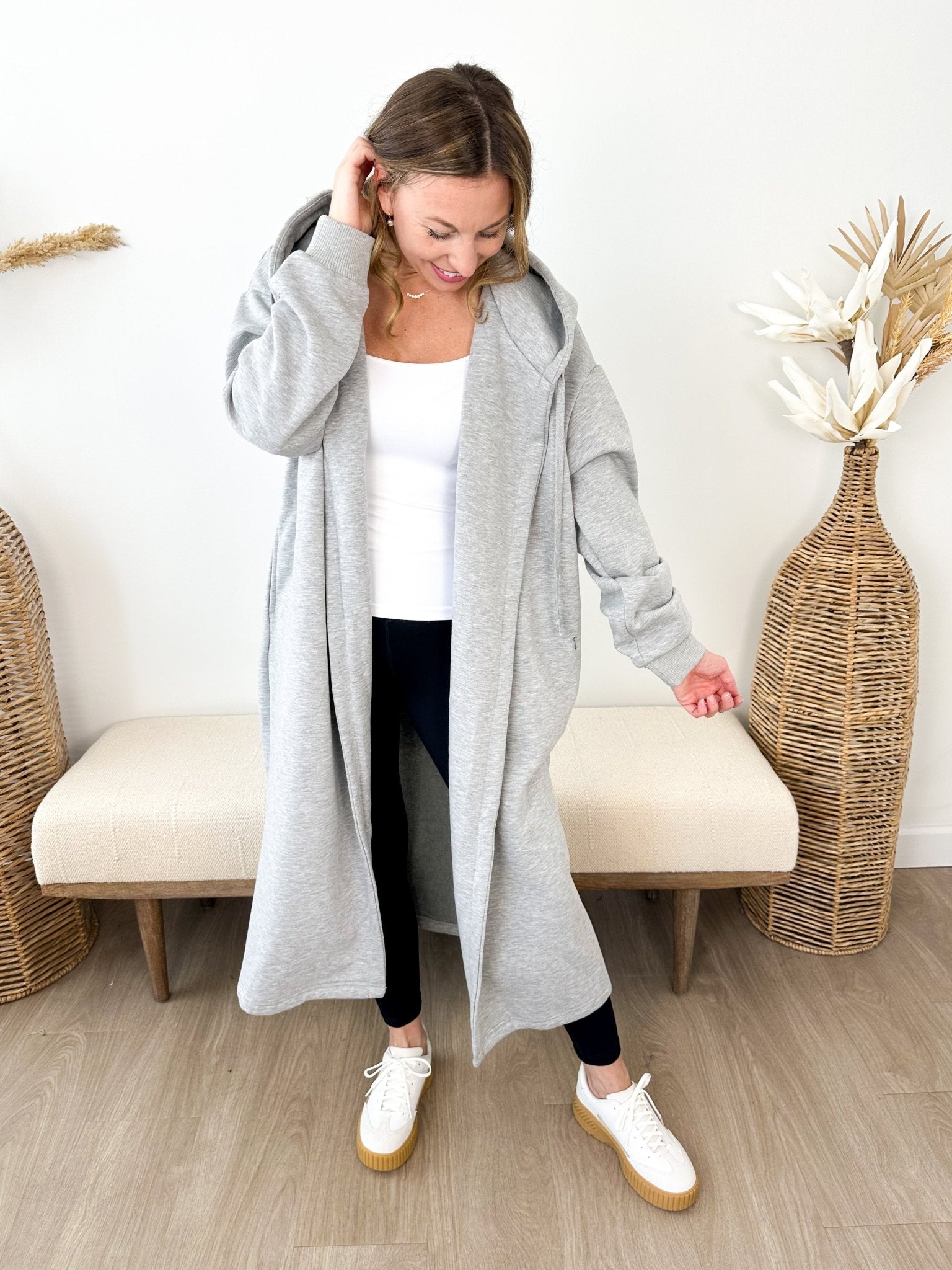 The After Hours Hooded Coat - 3 colors! - The Nines