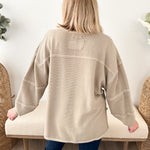 Exposed Seam Long Sleeve Top - The Nines