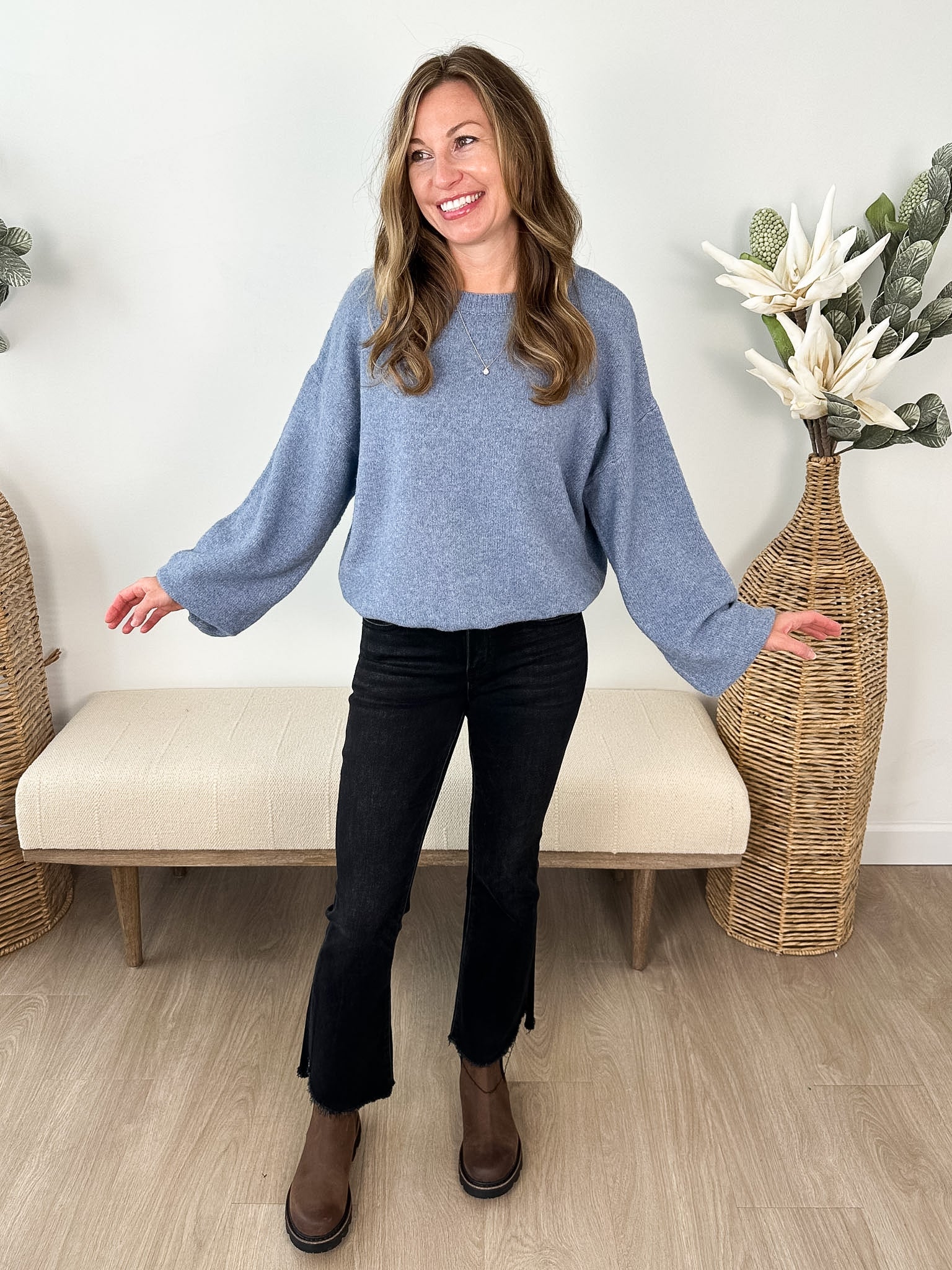 Balloon Sleeve Pullover - The Nines