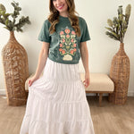"Hope Dwells Here" Floral Tee - The Nines