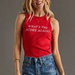What's The Score Red Tank - The Nines