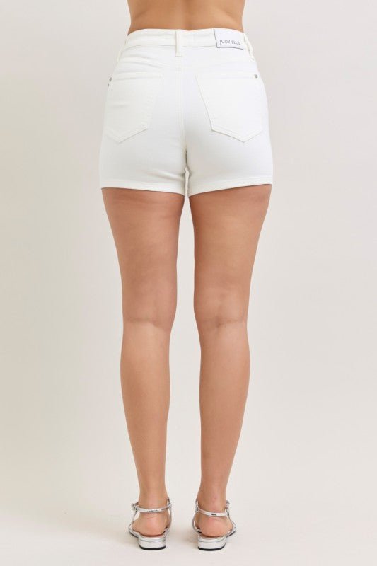 Judy Blue White Shorts - The Nines